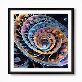 Spiral Spiral Spiral Art Print