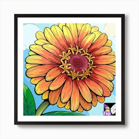 Gerbera Daisy Art Print