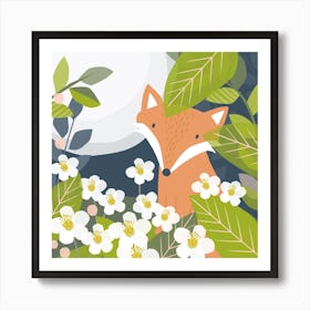 Fox Den Art Print