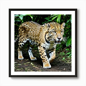 Jaguar In The Jungle Art Print