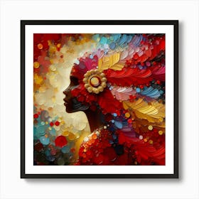 Indian Headdress Art Print