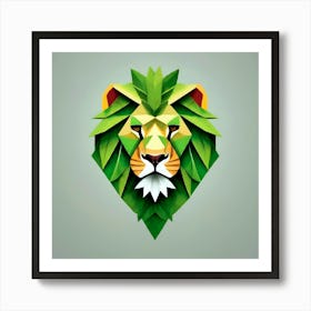 Lion Head 4 Art Print