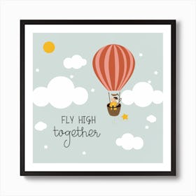 Fly High Together 8 Art Print