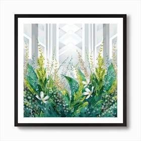 A Delightful Painting Of A Vibrant With Exquisit (9) Art Print