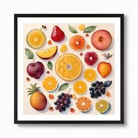 Vibrant Harvest 1 Art Print