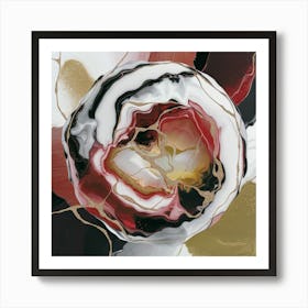 Abstract Rose 1 Art Print