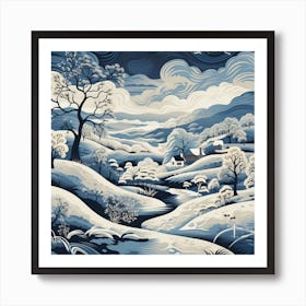 Winter Landscape 5 Art Print