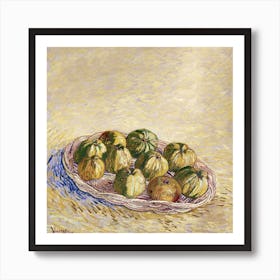 Still Life, Basket Of Apples (1887), Vincent Van Gogh Art Print