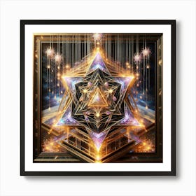 Star Of David 2 Art Print