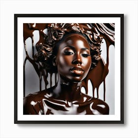 Chocolate Beauty Art Print