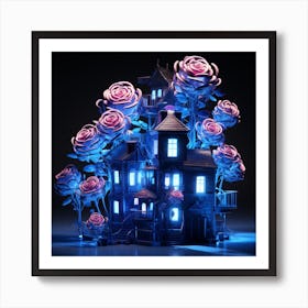 House Of Roses Art Print