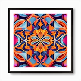 Abstract Psychedelic Pattern 5 Art Print