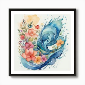 Watercolor Painting 4 Art Print