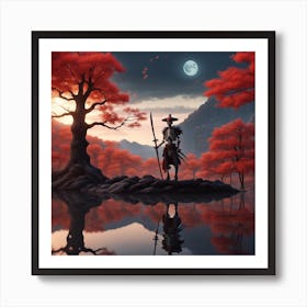 Samurai Warrior Art Print