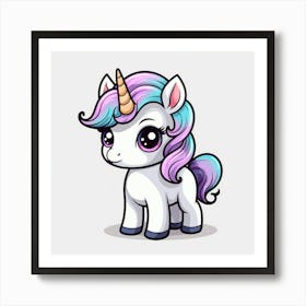 Cute Unicorn 814 Art Print