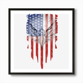 Hot Trend Patriotic Eagle Merica 4th Of July Usa Art Print