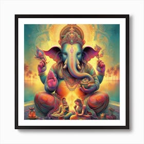 Ganesha Art Print