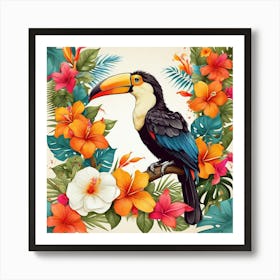 Toucan art print 2 Art Print