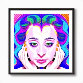 Rainbow Woman 1 Art Print