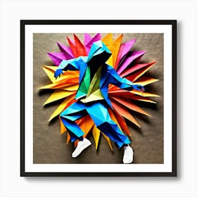 Origami Dancer 73 Art Print