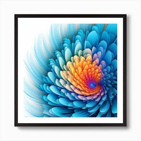 Abstract Flower Art Print