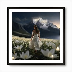 LILY ANGEL Art Print