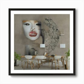 Portrait Of A Woman Art Print