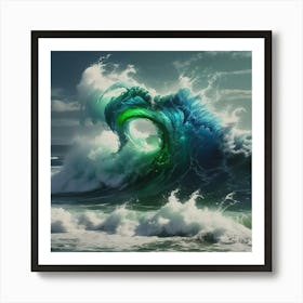 Ocean Wave 4 Art Print