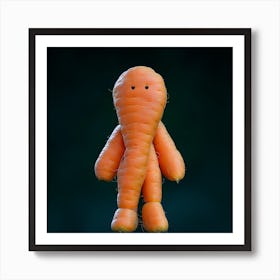 Carrot Man Art Print
