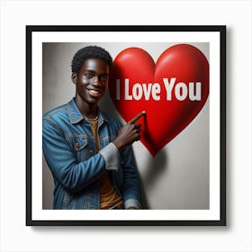 I Love You Art Print