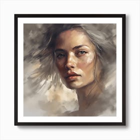 Portrait Of A Woman 2 Art Print