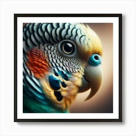 Portrait Of A Parrot 2 Art Print