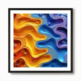 Abstract Painting 34 Art Print