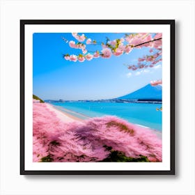 Cherry Blossoms Japan Art Print