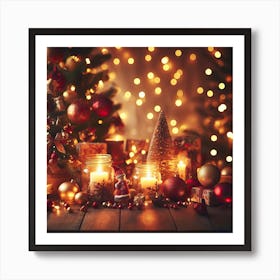 Christmas Background 1 Art Print