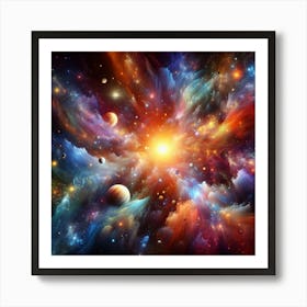 Nebula Art Print