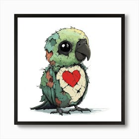 Parrot With A Broken Heart Affiche