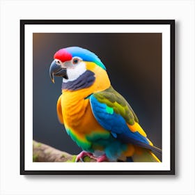 Magical Parrot Art Print