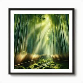 Bamboo Forest 4 Art Print