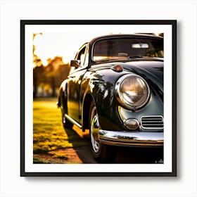 Vintage Volkswagen Beetle Art Print