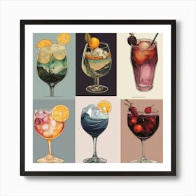 Default Drinks Inspired By Art And Literature Aesthetic 0 Art Print