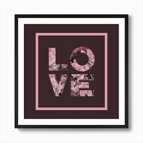 Succulent Love Art Print