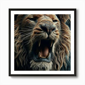 Roaring Lion Art Print