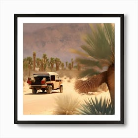 Desert Car Art Print