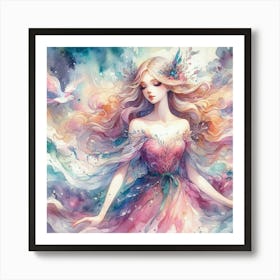 Fairy Painting Art Print