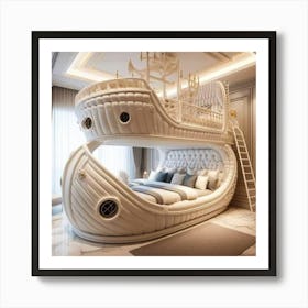 Ship Bed Art Print