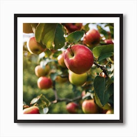 Apple Tree In The Orchard 1 Affiche