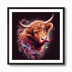 Highland Cow 1 1 Art Print