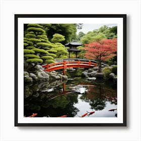 Kyoto Japanese Garden Art Print