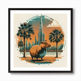 Dubai Cityscape Art Print